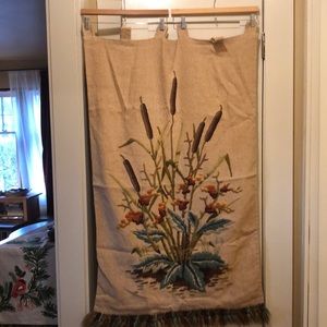 Handmade and embroidered lined wall hanging
